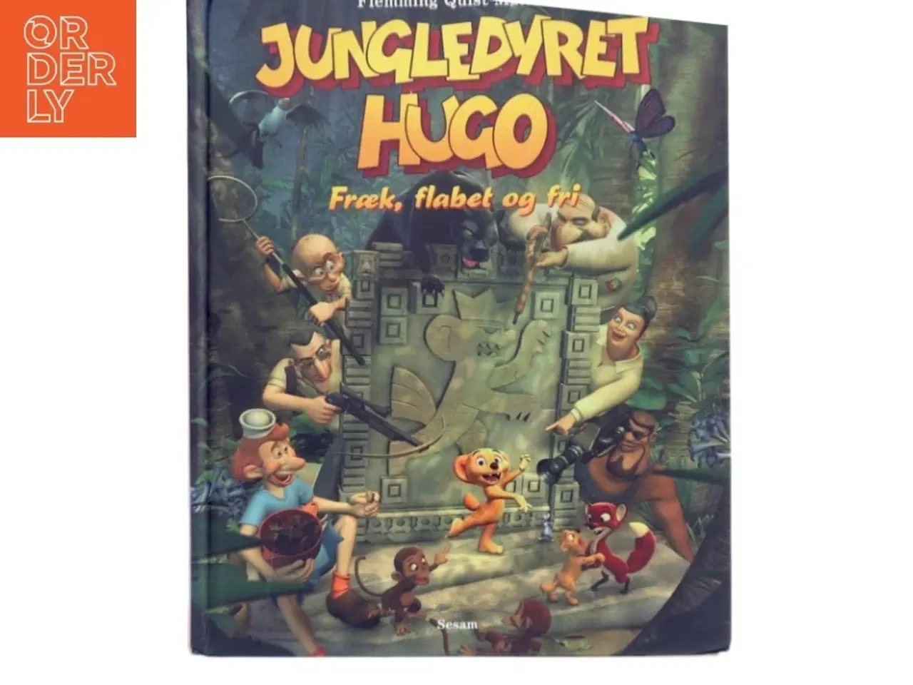 Billede 1 - Jungledyret Hugo - fræk, flabet og fri af Flemming Quist Møller (Bog)