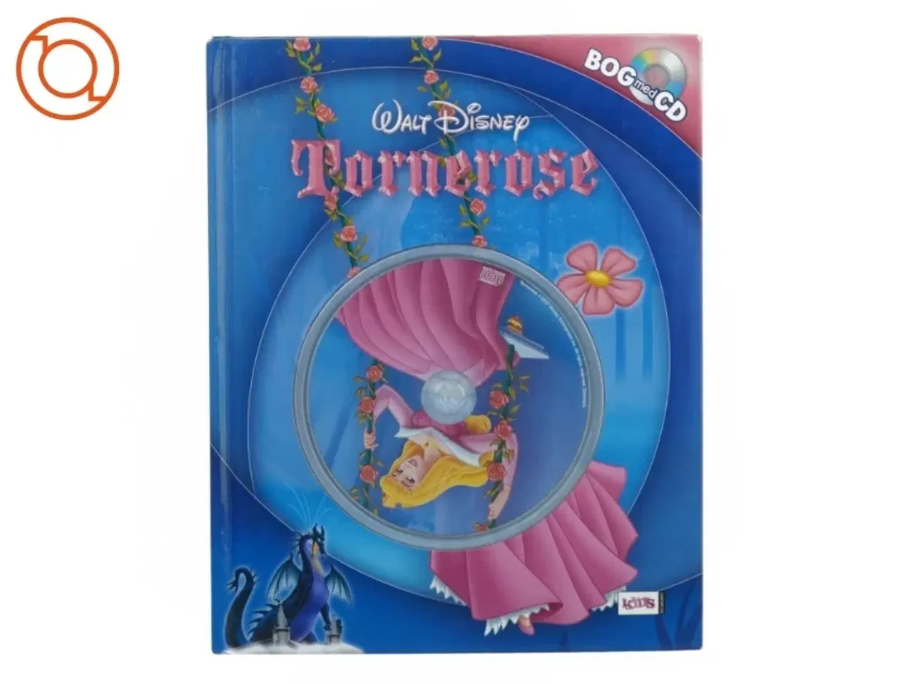 Billede 1 - Tornerose børnebog med cd fra Ikids (str. 20 x 26 cm)
