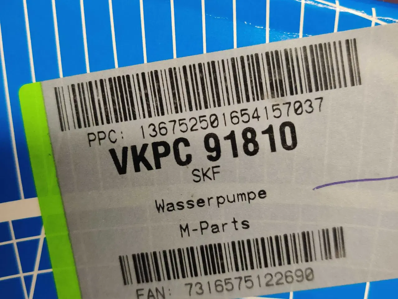 Billede 2 - SKF VKPC 91810 Vandpumpe Peugeot 107