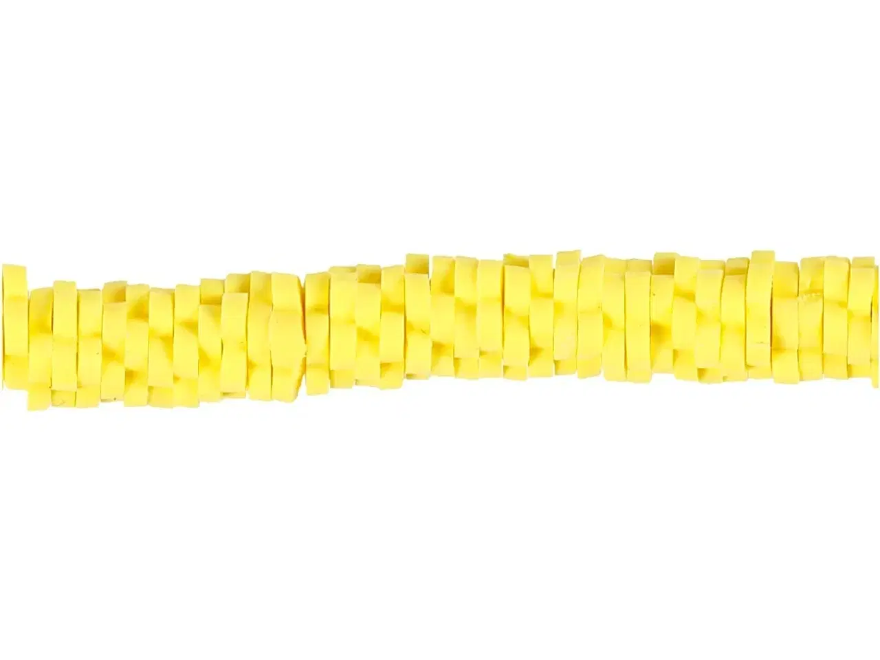 Billede 1 - Gule lerperler i blomsterfacon - 145 stk.