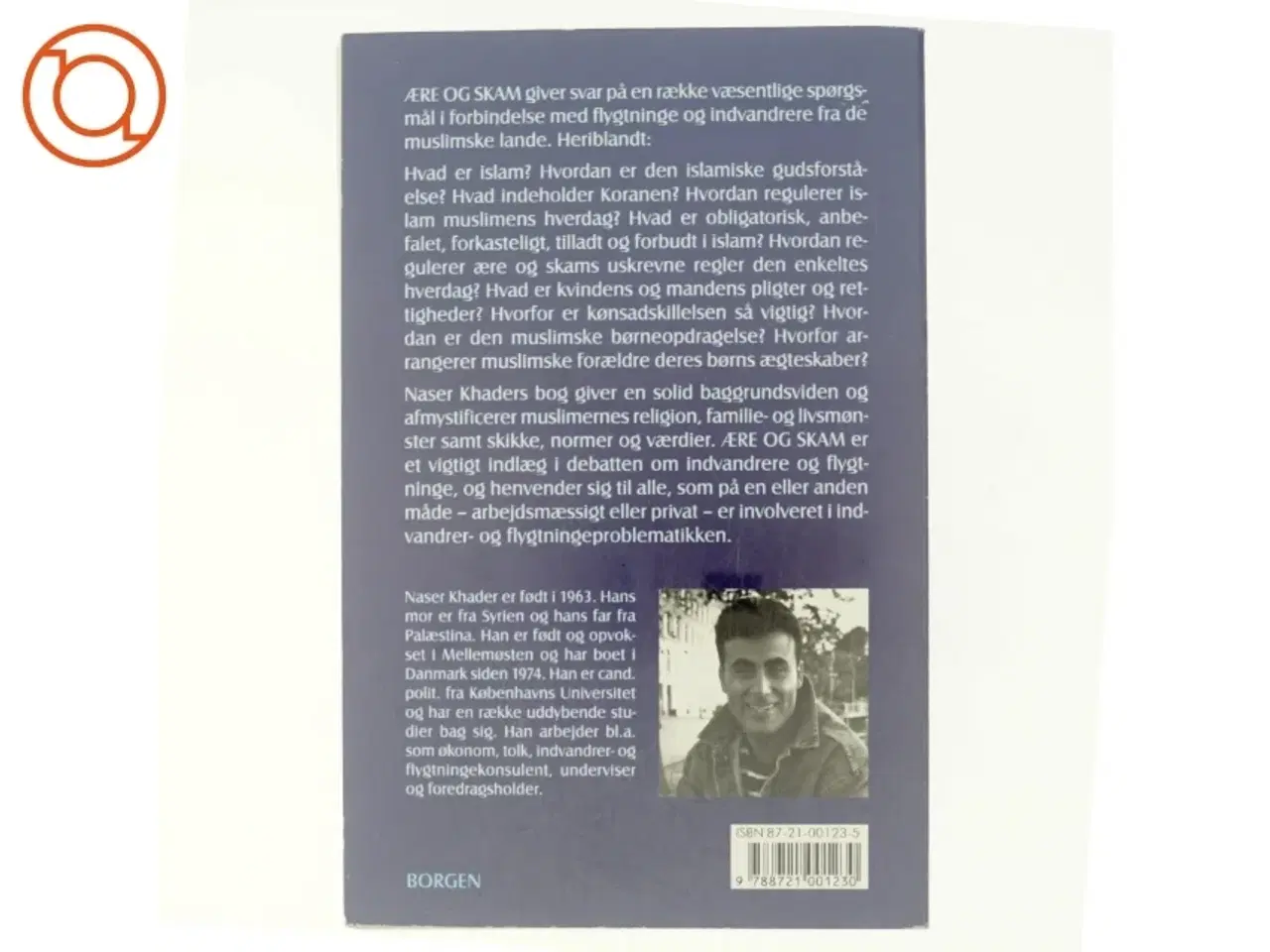Billede 3 - Ære og skam af Naser Khader (Bog)