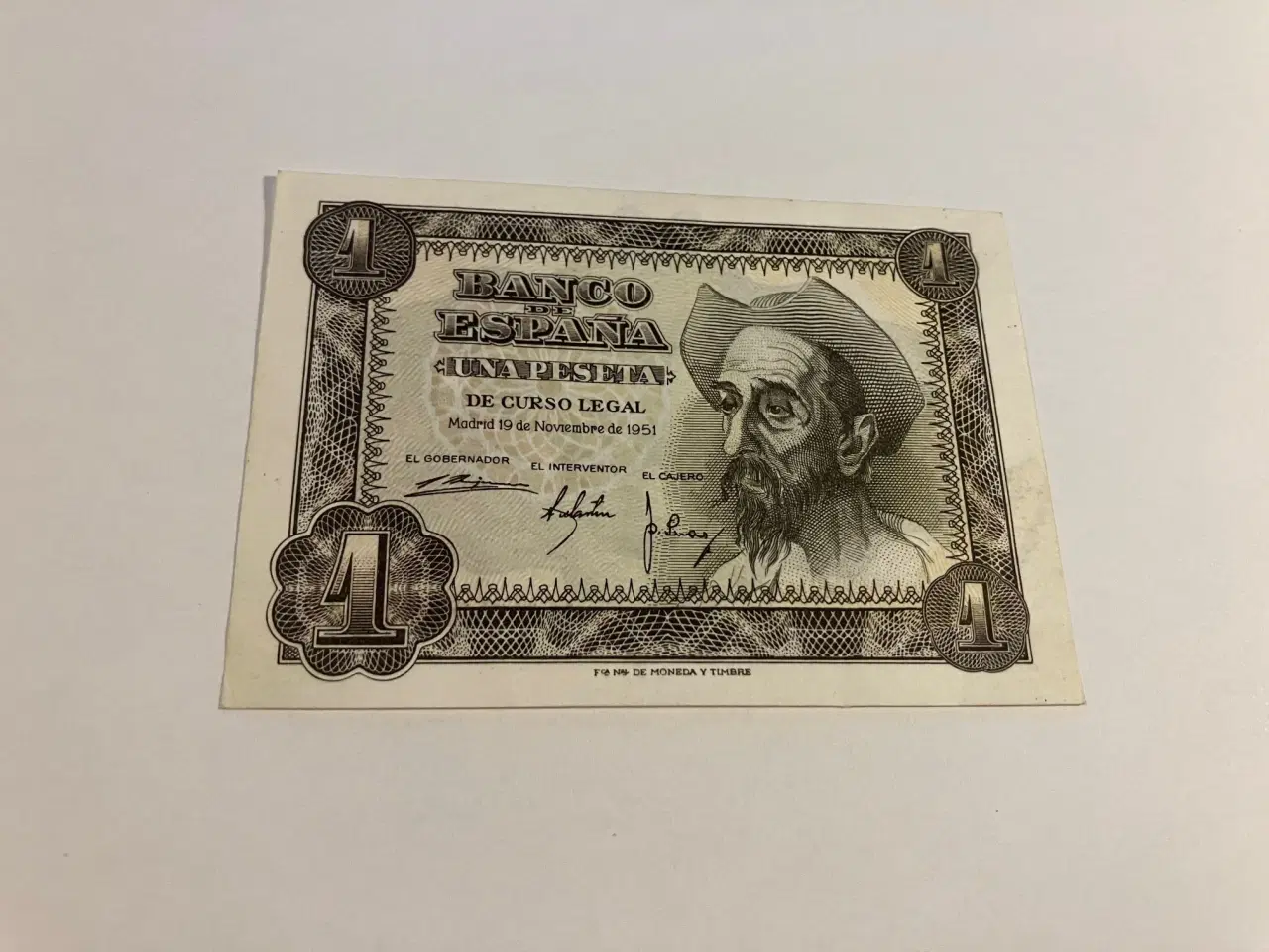 Billede 1 - 1 Peseta 1951 Spain