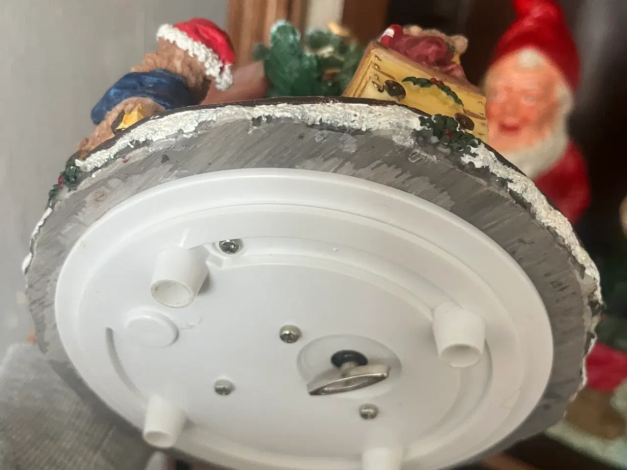 Billede 5 - Keramik nisser , kirke plastik- hus - juletræ