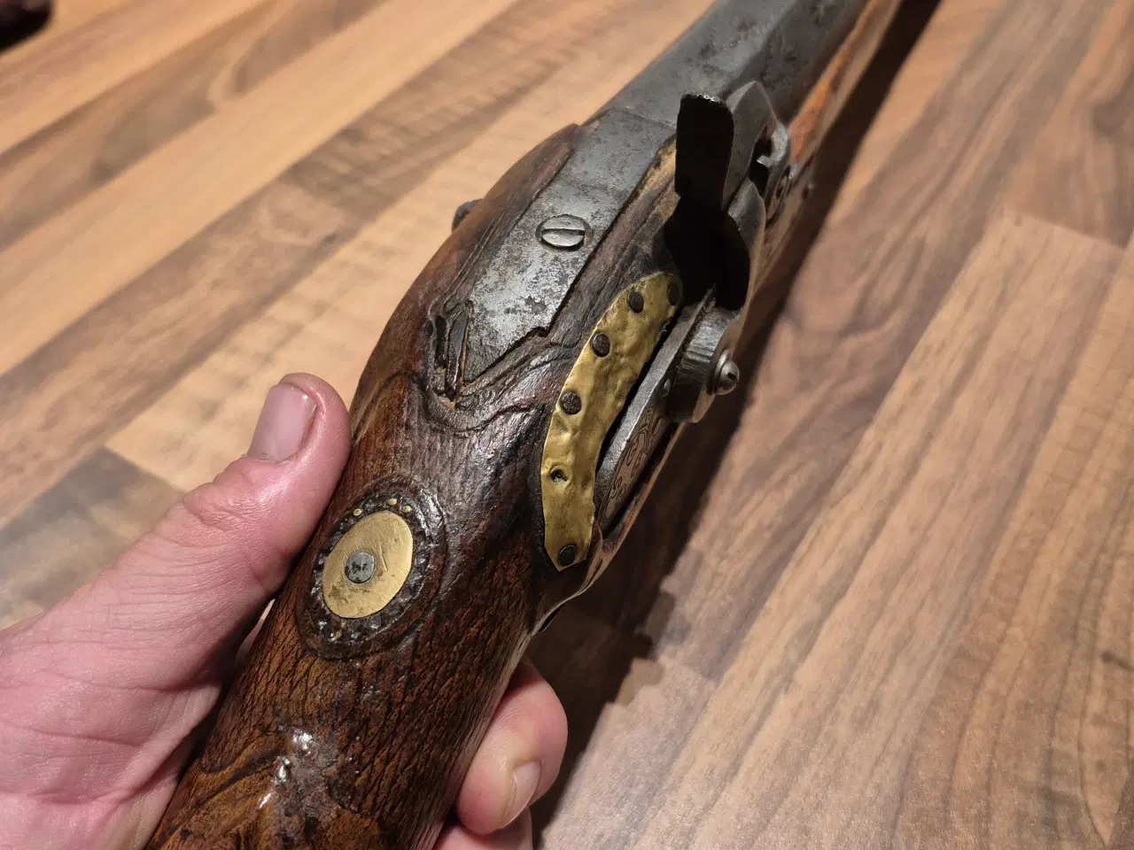 Billede 6 - ANTIK Blunderbuss ca. 1790 flot og funktionsdygtig