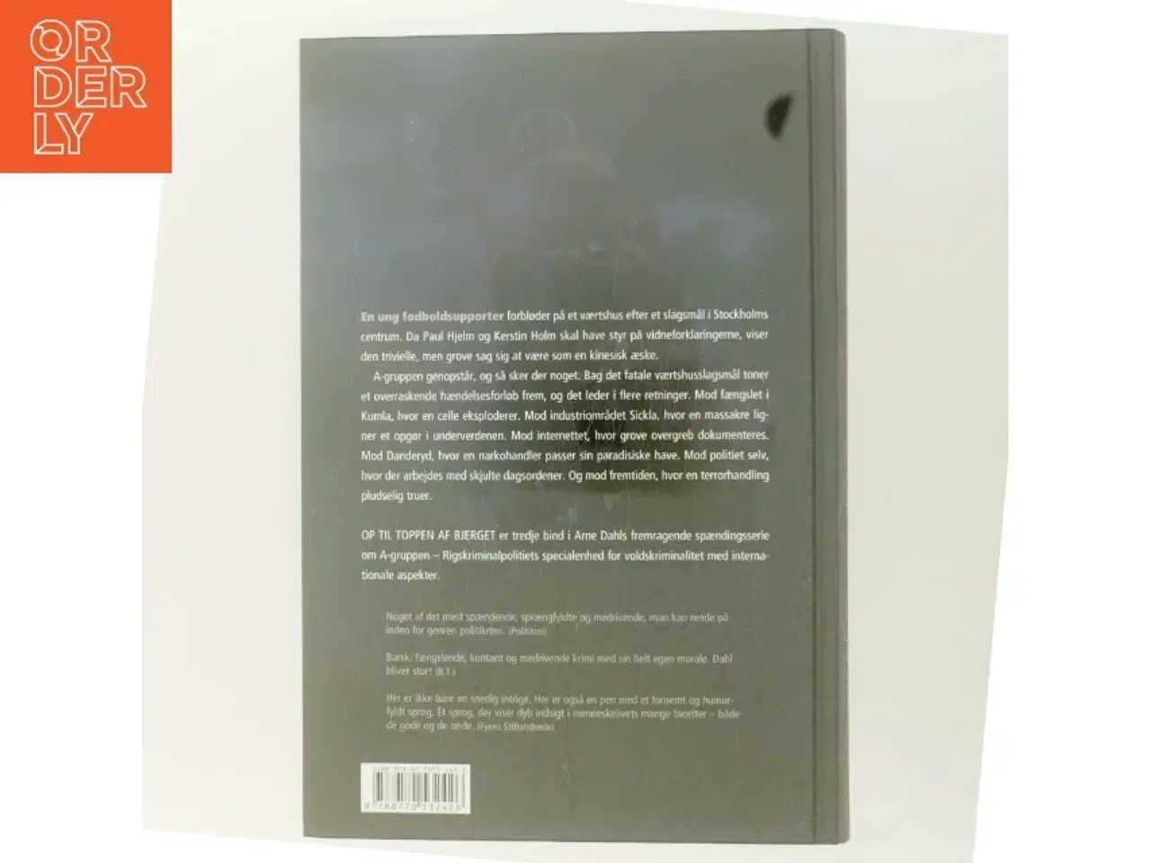 Billede 3 - Op til toppen af bjerget af Arne Dahl (f. 1963) (Bog)