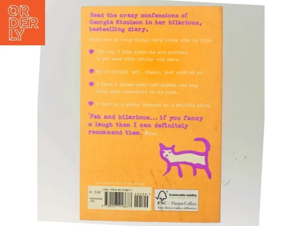 Billede 3 - Angus, thongs and full-frontal snogging : you'll laugh your knickers off! af Louise Rennison (Bog)