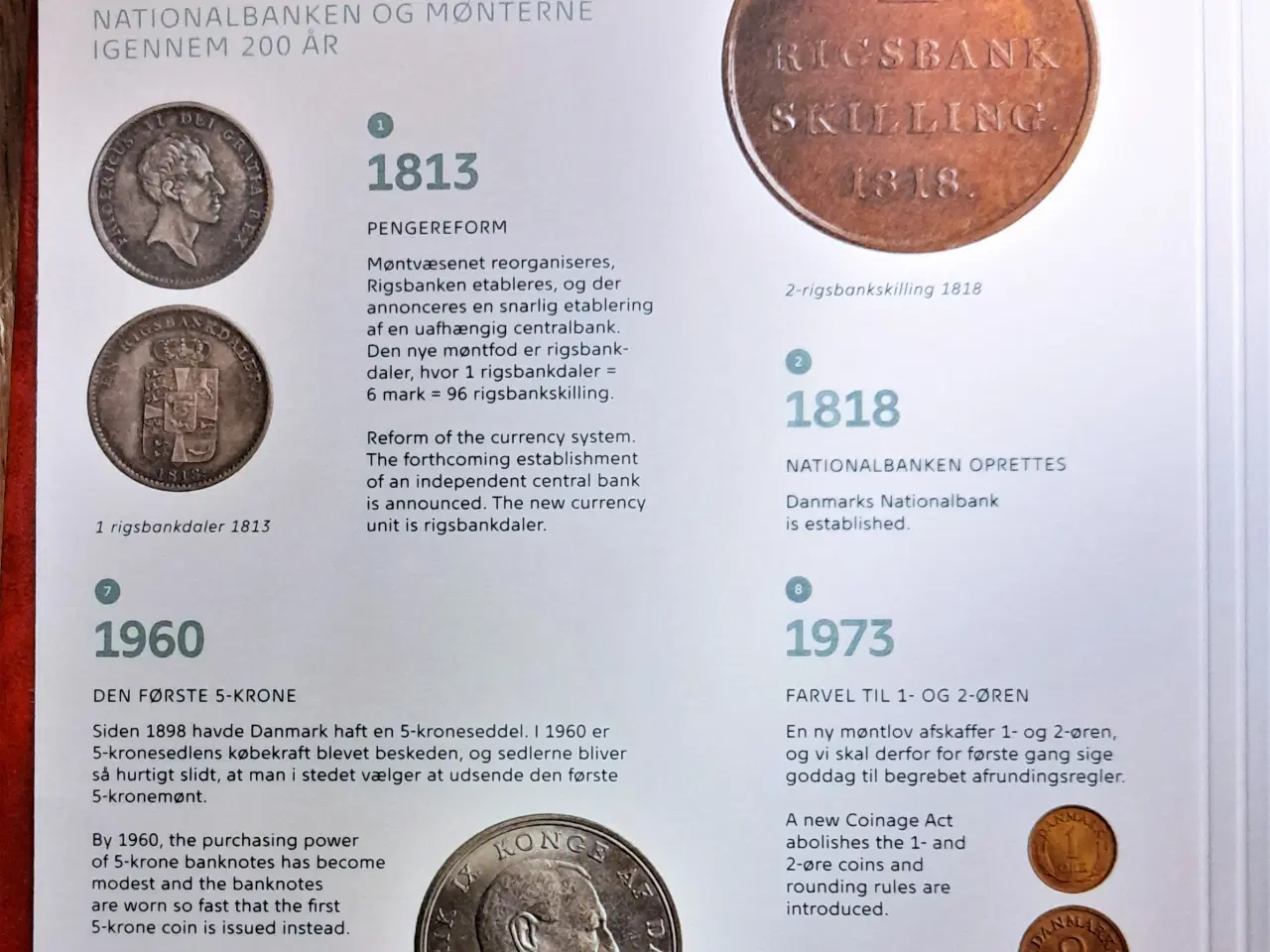 Billede 7 - DET KGL MØNTSÆT 2018 DANMARKS NATIONAL BANK 200ÅR