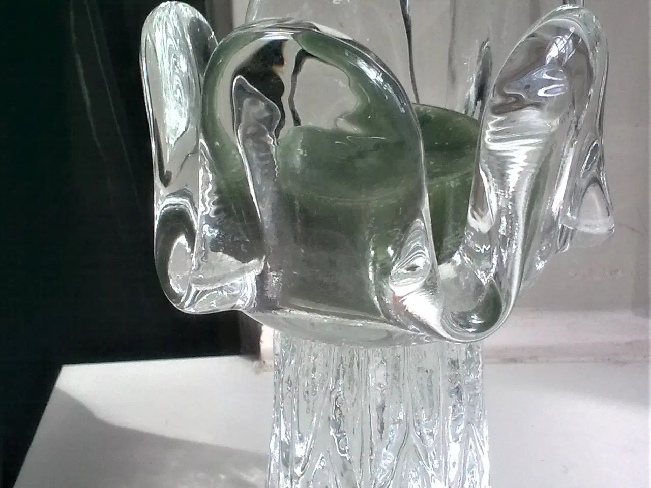 Billede 11 - Sverige vinter is glas frosset LYS brugskunst