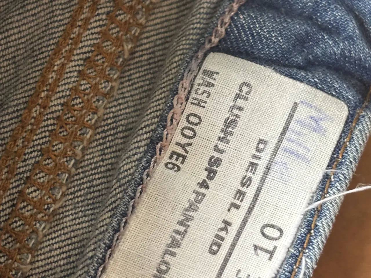 Billede 20 - Diesel jeans str 140 blå pige bomuld