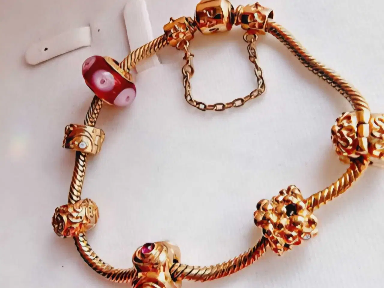 Billede 12 - Pandora armbånd charms + diamanter 14 karat TUNGT