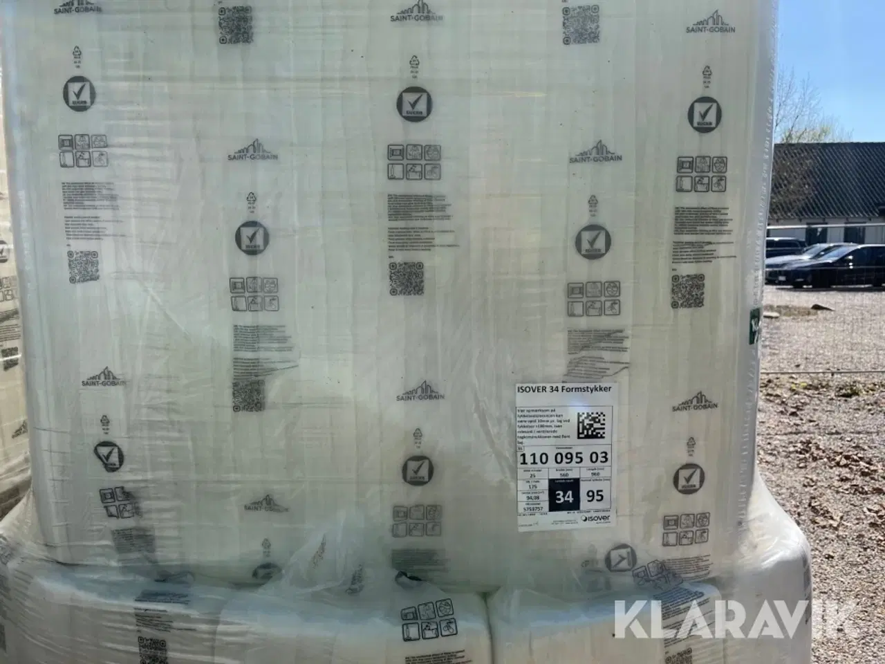Billede 8 - Isolering Isover Formstykker lamda 34 25 pakker