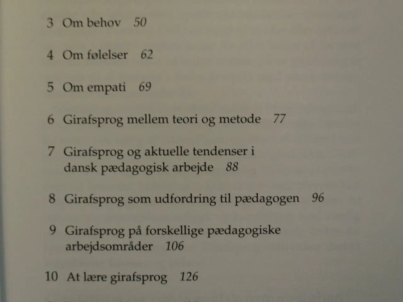 Billede 2 - girafsprog - empatisk kommunkation i pædagogens ar