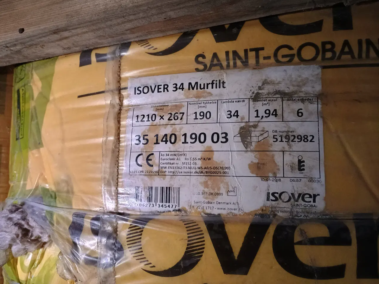 Billede 5 - Isover hulmurs isolering + flamingo strimler