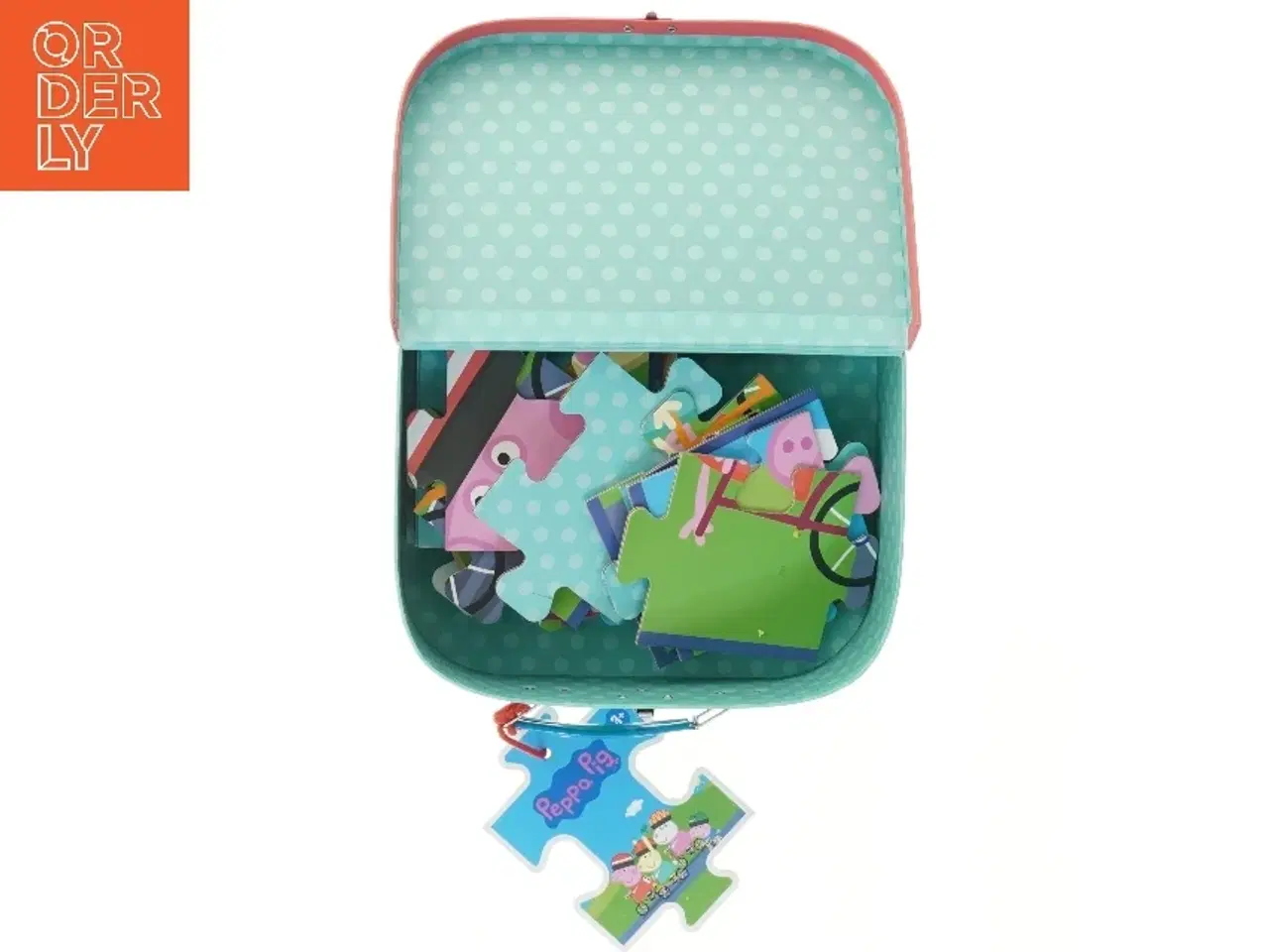 Billede 4 - Peppa Pig puslespil med kuffert fra Peppa Pig (str. 24 brikker cm)