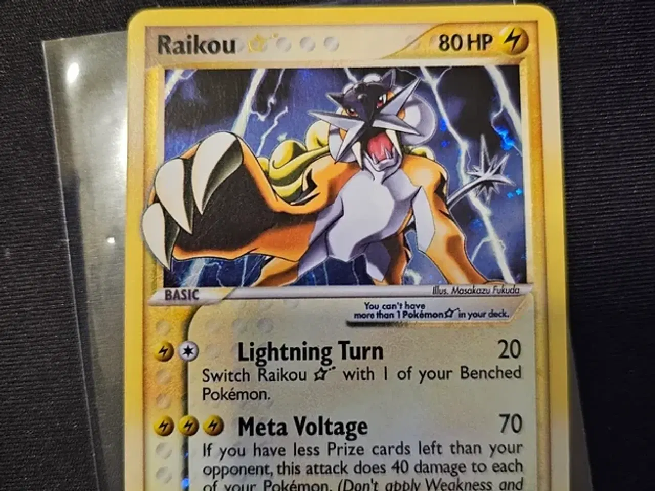 Billede 2 - Pokémon Raikou Gold Star 114/115 – EX Unseen Force