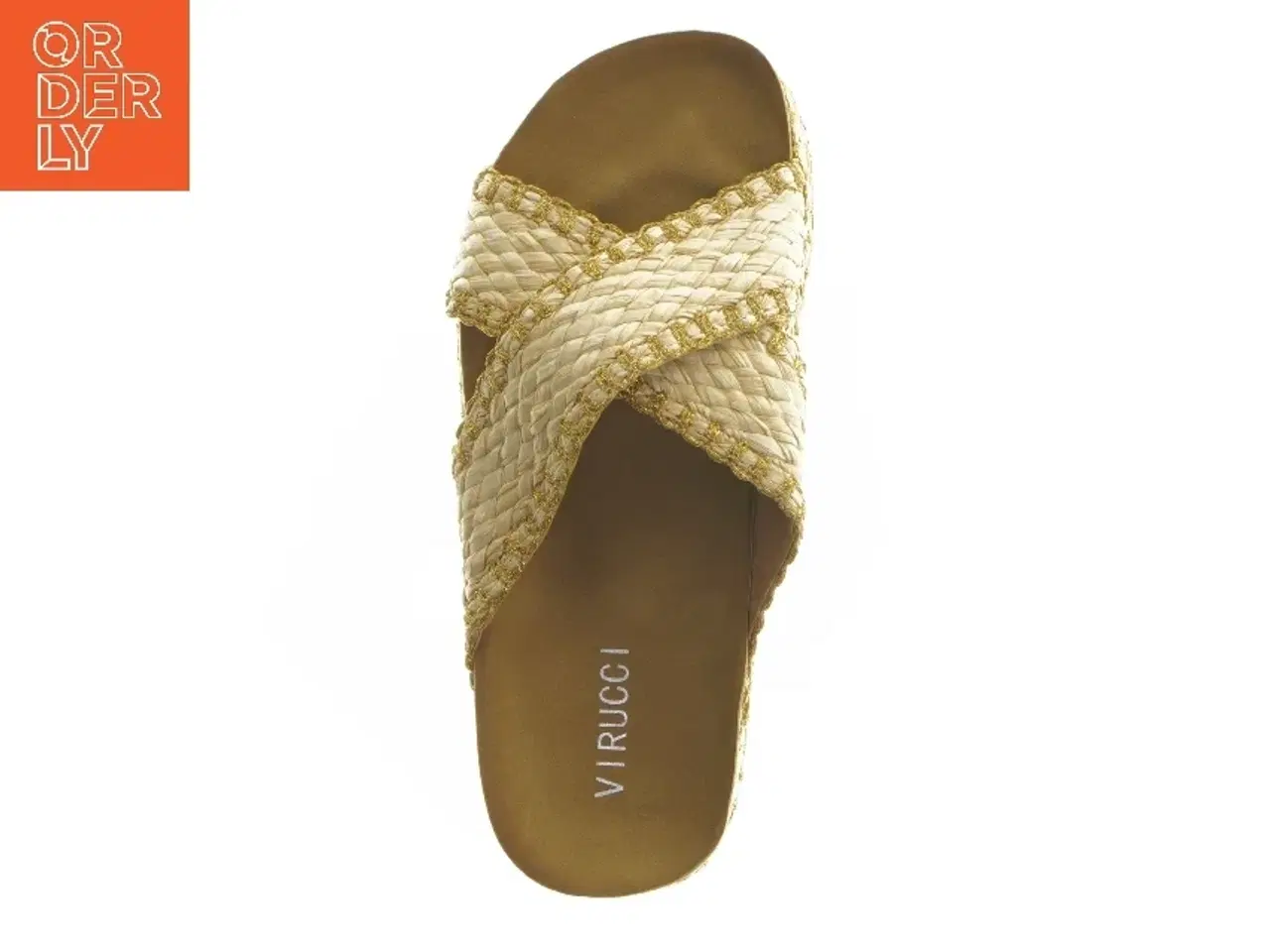 Billede 4 - Flade sandaler med flettet strop fra VIRUCCI (str. 37 )