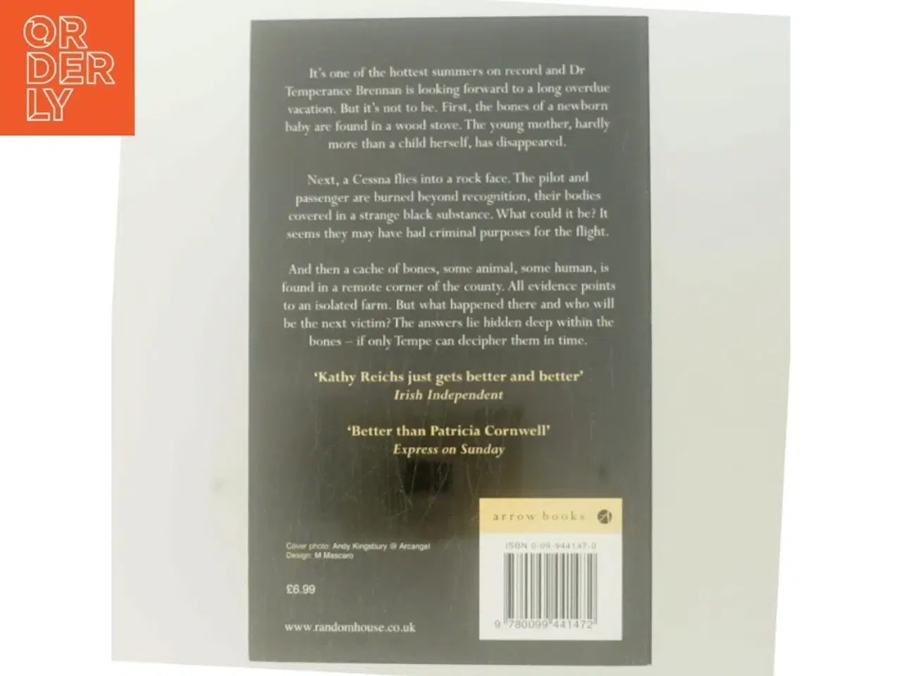 Billede 3 - Bare bones af Kathy Reichs (Bog)