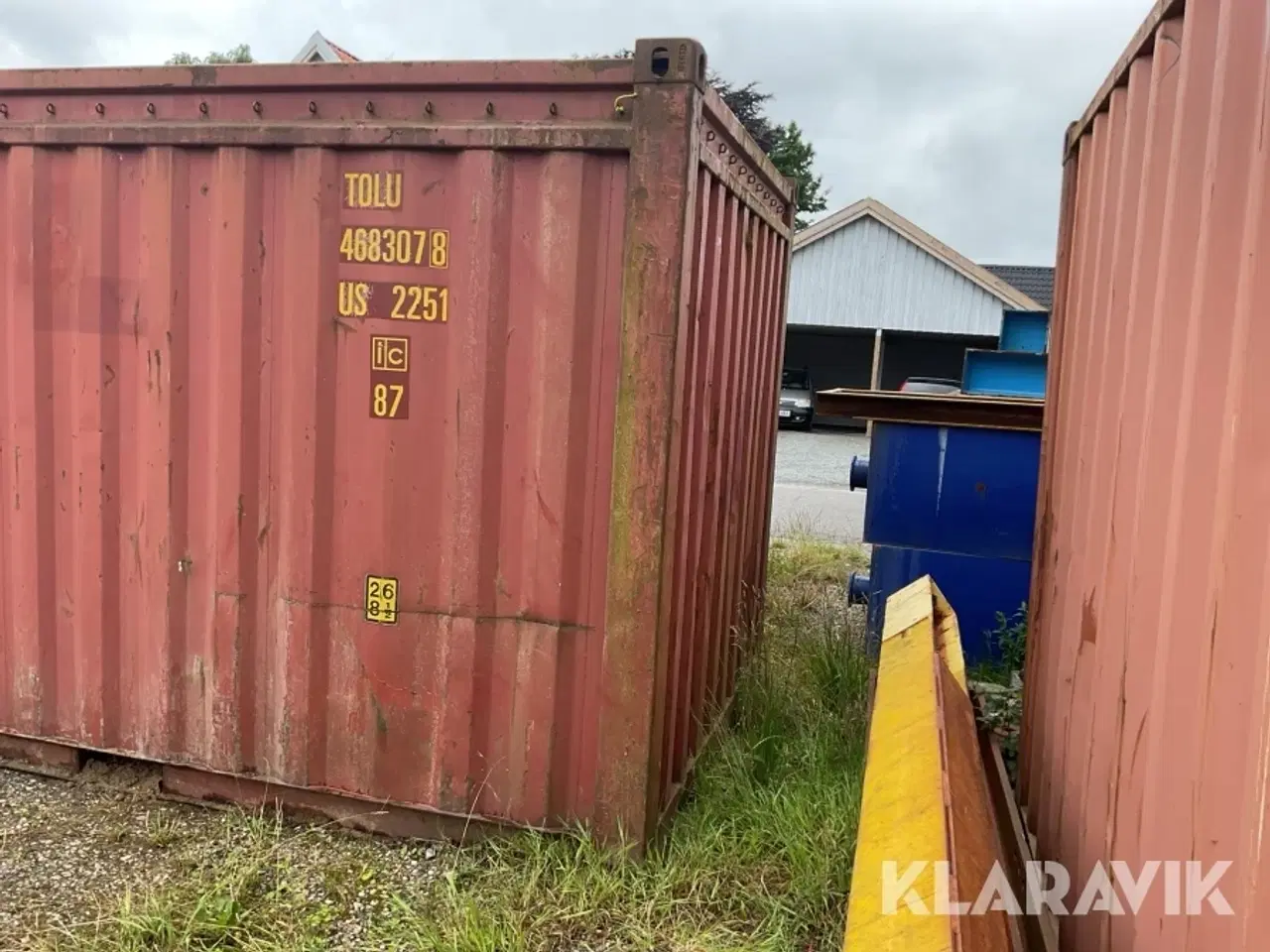 Billede 3 - 20 fods container SICOM 1CC O. T./90-A , uden tag