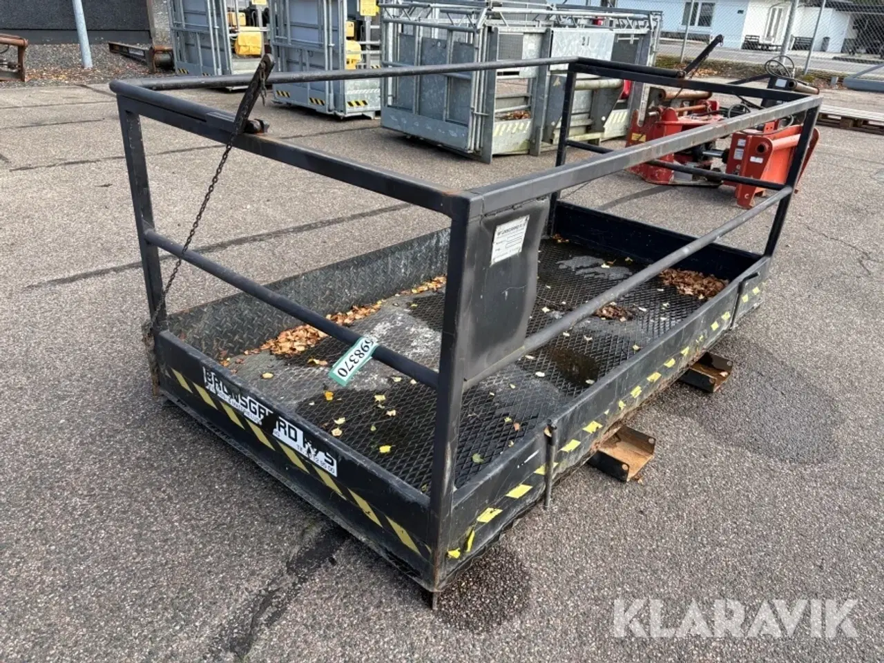 Billede 1 - Mandskabs kurv KIRK Maskinfabrik
