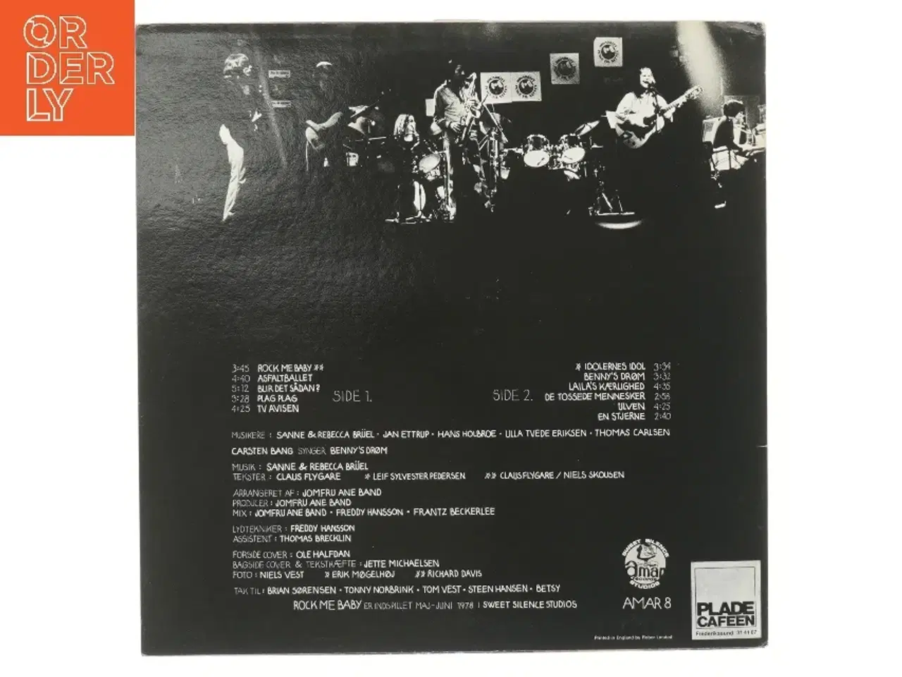 Billede 2 - Jomfru Ane Band - Rock Me Baby LP fra Jomfru Ane Band