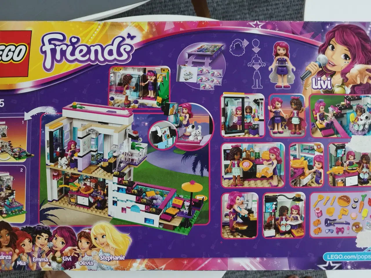 Billede 2 - Lego Friends 41135 Livis popstjernehus med æske