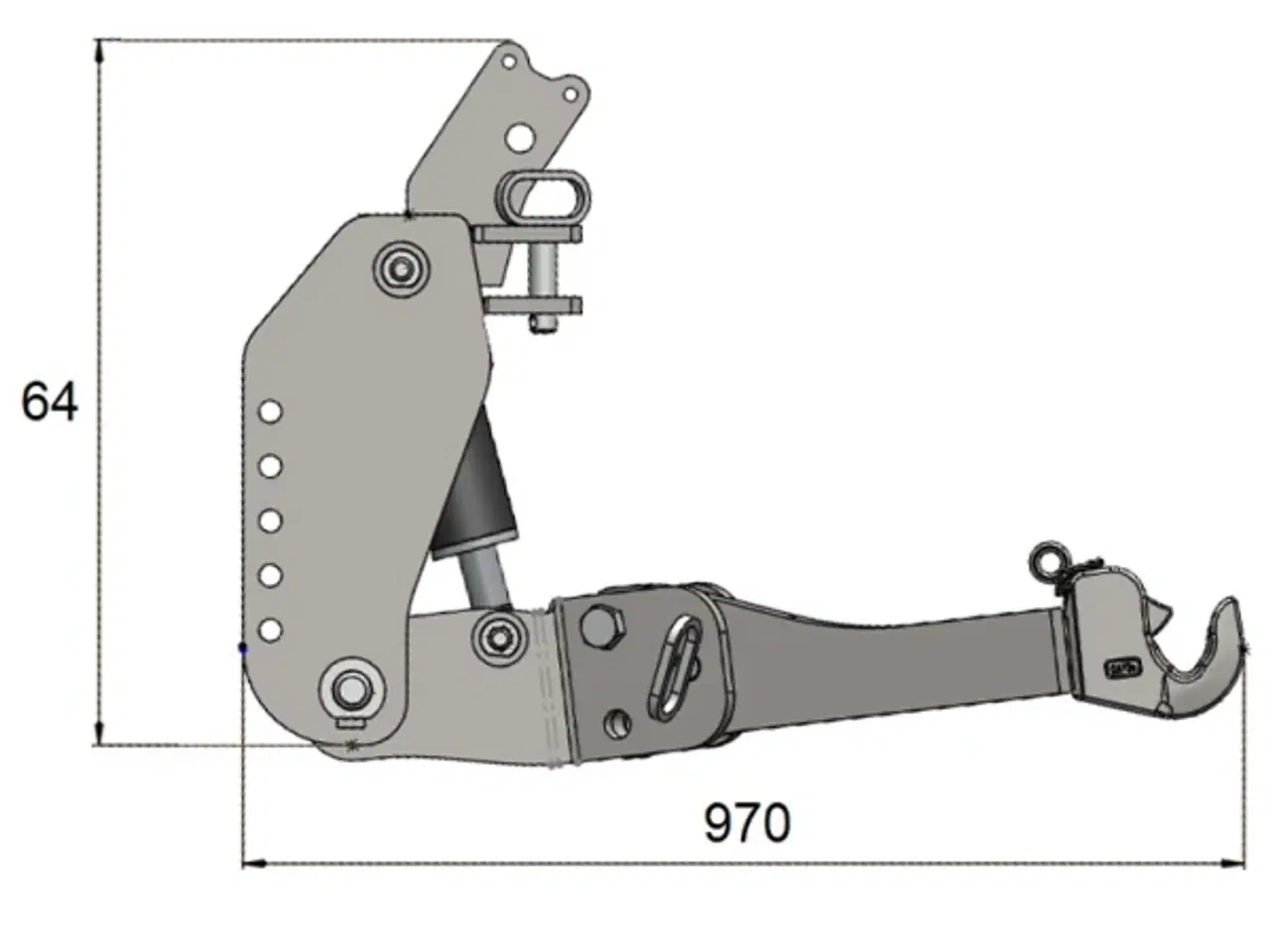 Billede 16 - UNIVERSAL FRONTHYDRAULIK TIL TRAKTOR Kat.1,2 & 3