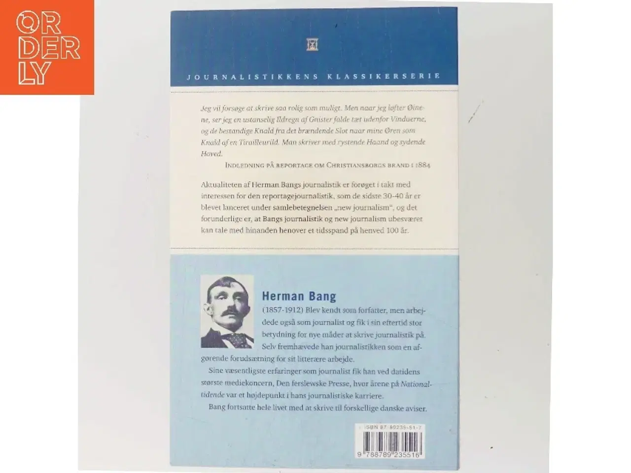 Billede 3 - Virkelighed - set i Herman Bangs Speil : temaer, indtryk og reportager af Ulrik Lehrmann (Bog)
