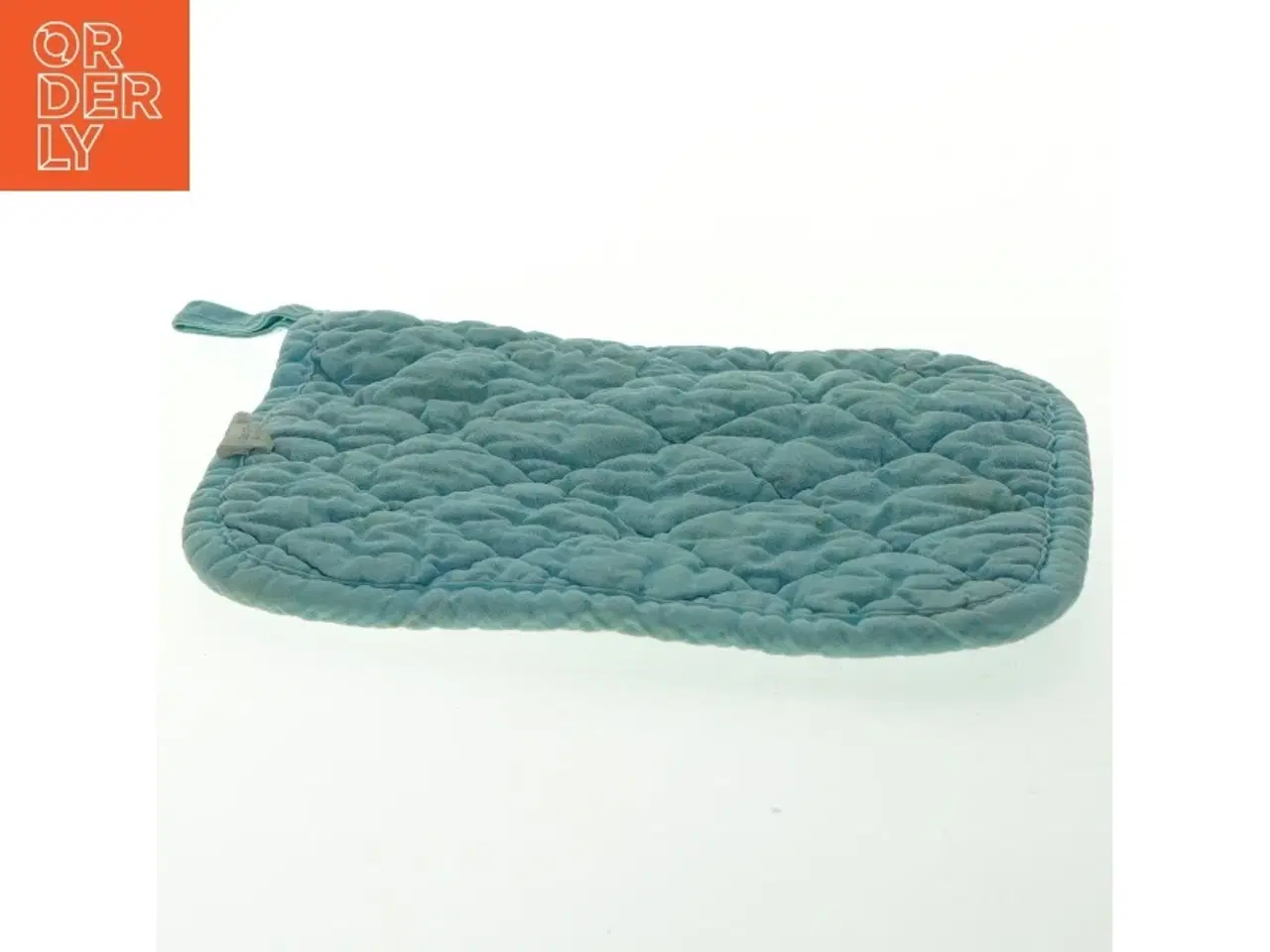 Billede 3 - Quiltet grydelap med fuglemotiv (str. 17x16 cm)