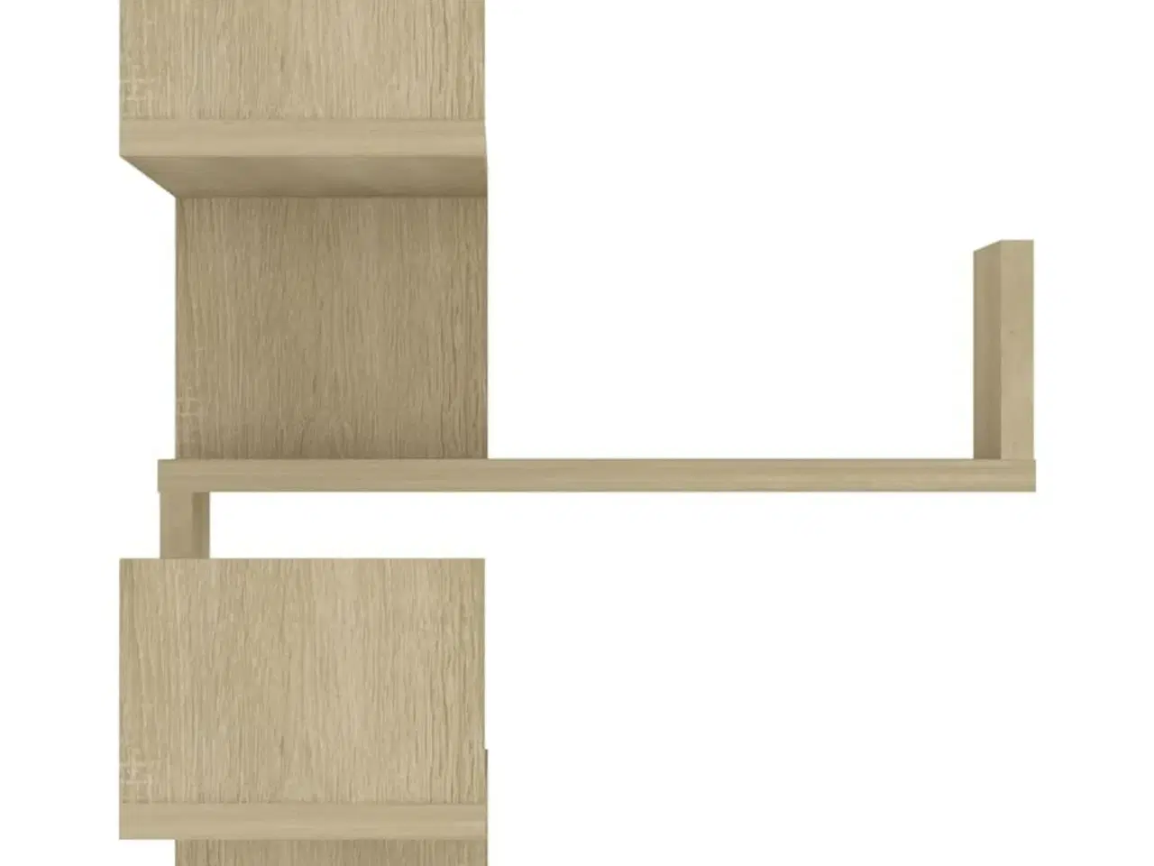 Billede 6 - Væghængte hjørnehylder 2 stk. 40x40x50 cm sonoma-eg