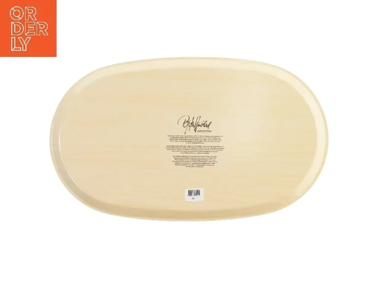 Billede 2 - Dekorativt fad med kunstmotiv fra Bjørn Wiinblad (str. 33x56 cm)