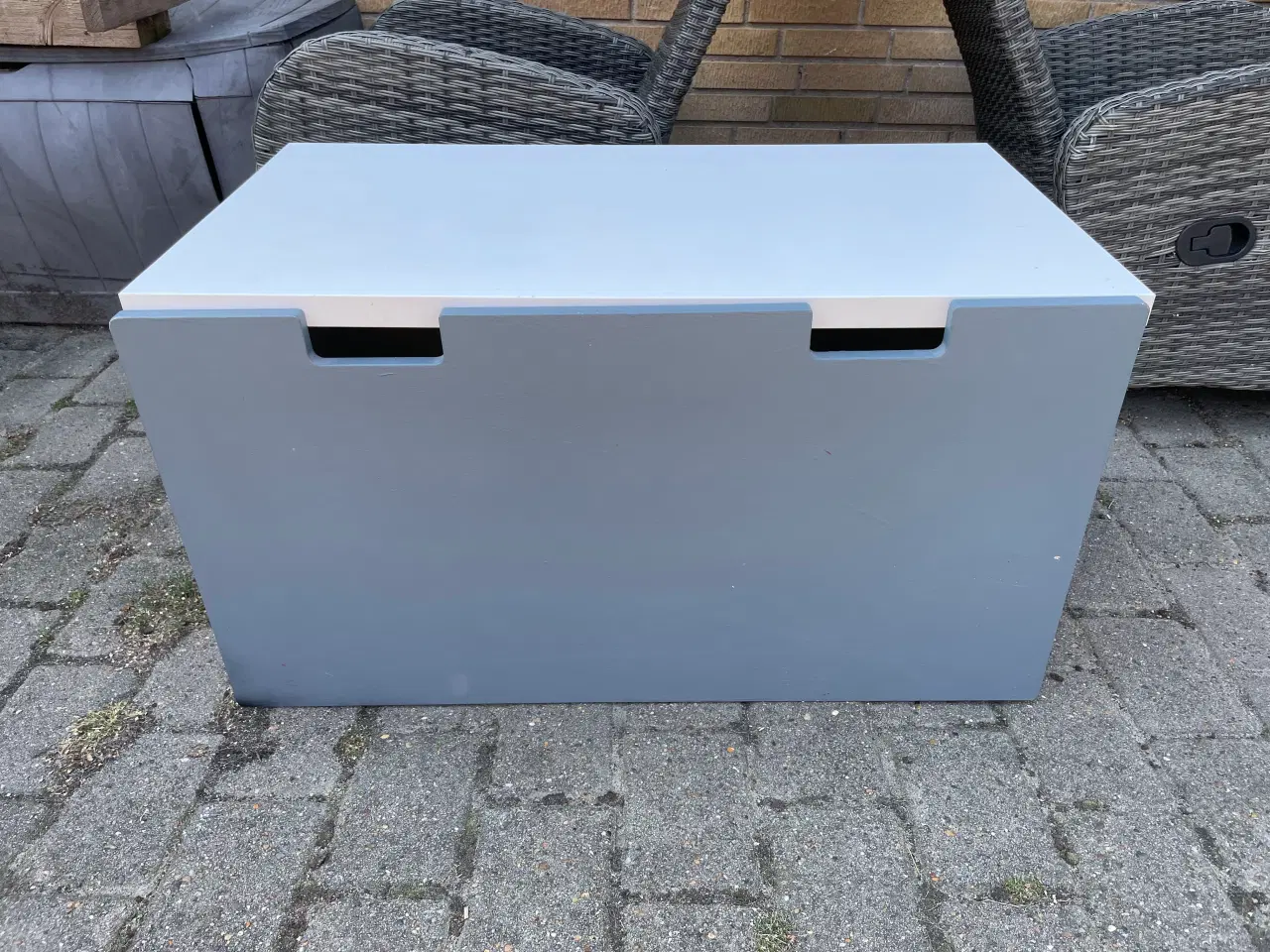 Billede 1 - Bænk med opbevaring 