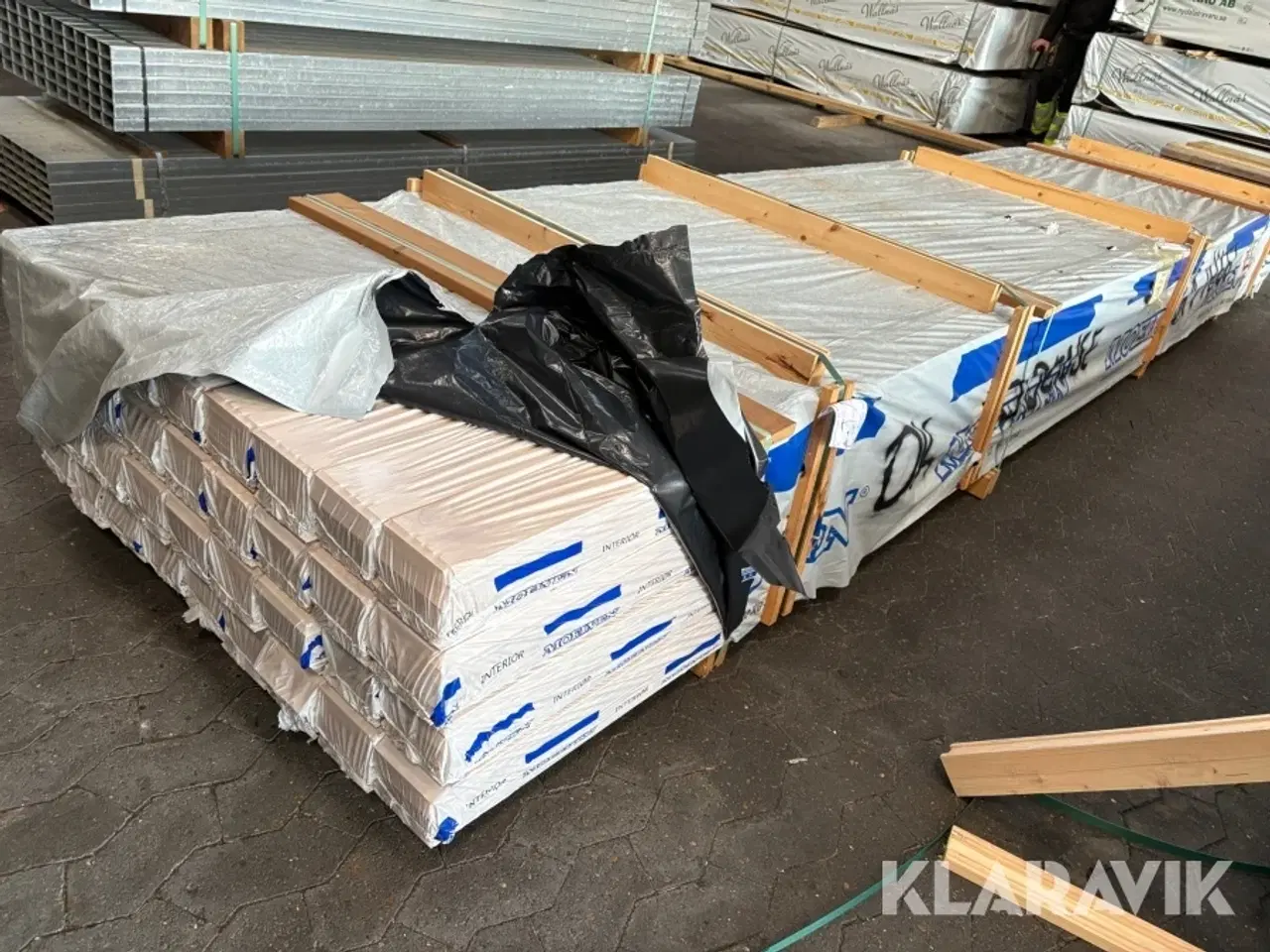 Billede 1 - Loft brædder Moelven Ludet hvid voks - 288 brædder