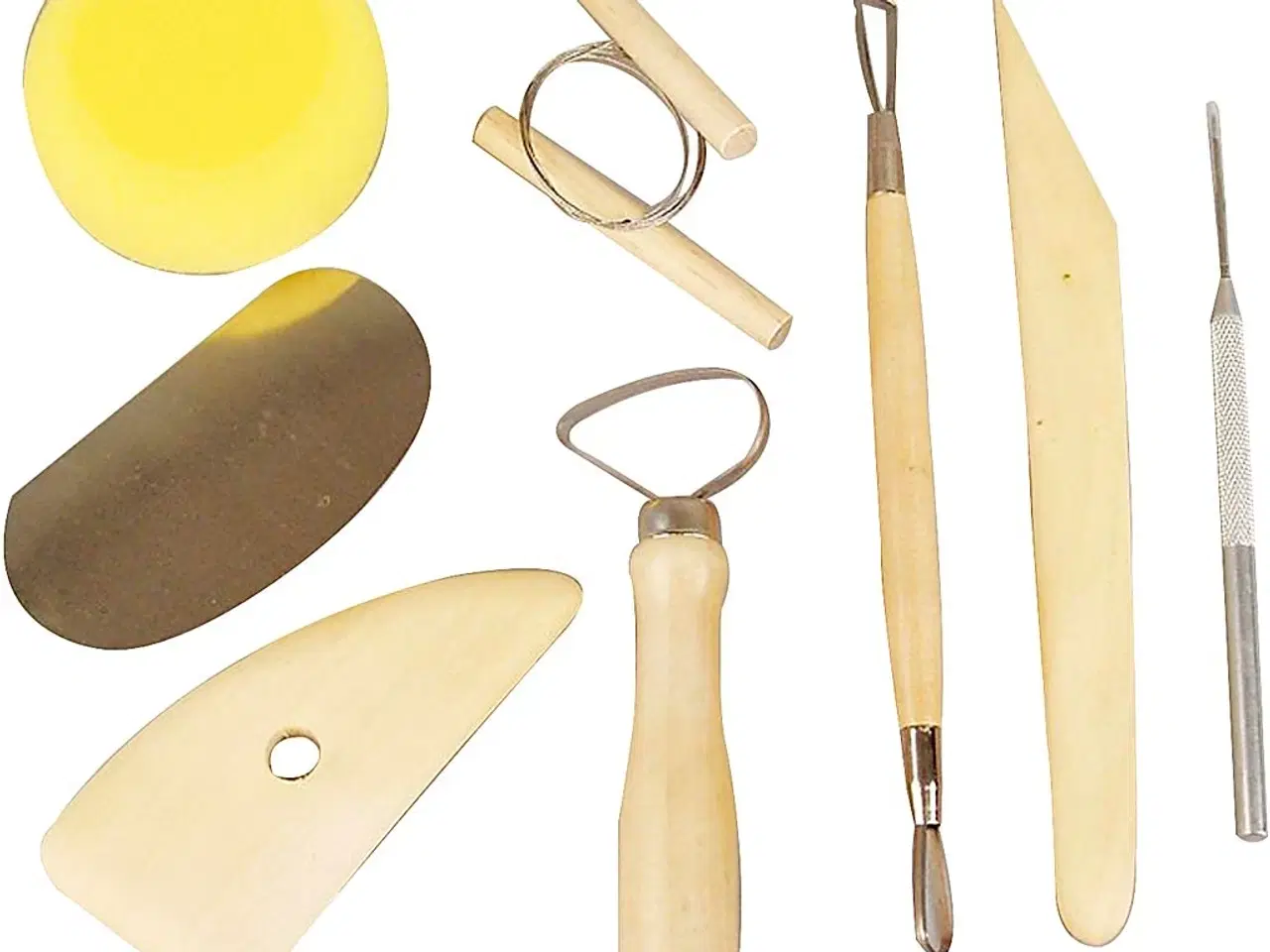 Billede 1 - Alsidigt Modelleringssæt med 8 Værktøjer