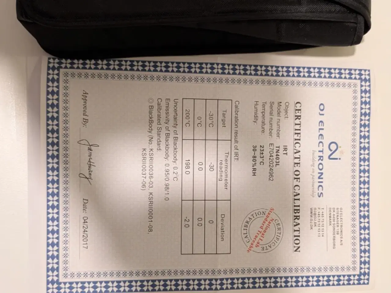 Billede 3 - Professionelt infrarødt termometer TN403L -60 +500