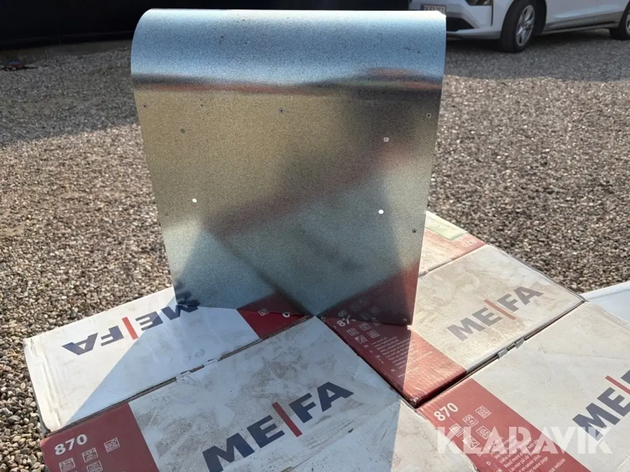 Billede 5 - MEFA postkasse 10 styks. Farve sølv Mefa 870