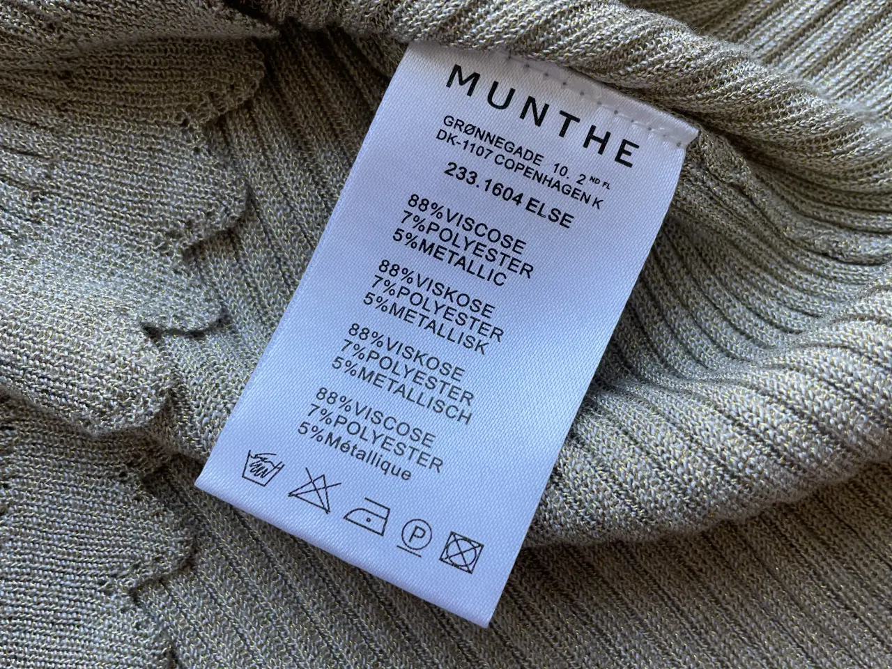 Billede 4 - Munthe Else glimmerbluse