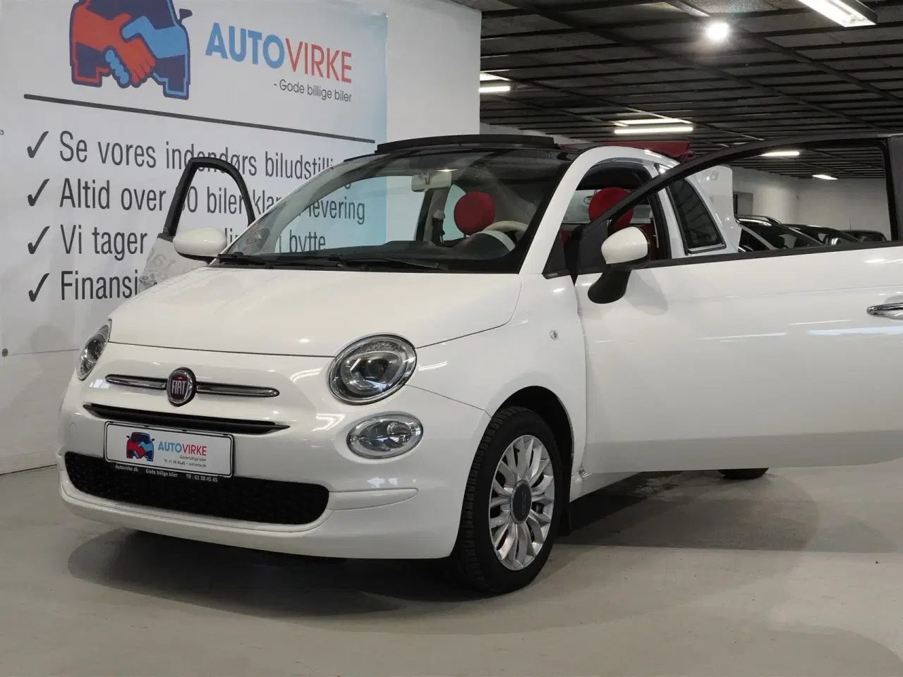 Billede 18 - Fiat 500C 0,9 TwinAir Popstar Start & Stop 80HK Cabr.