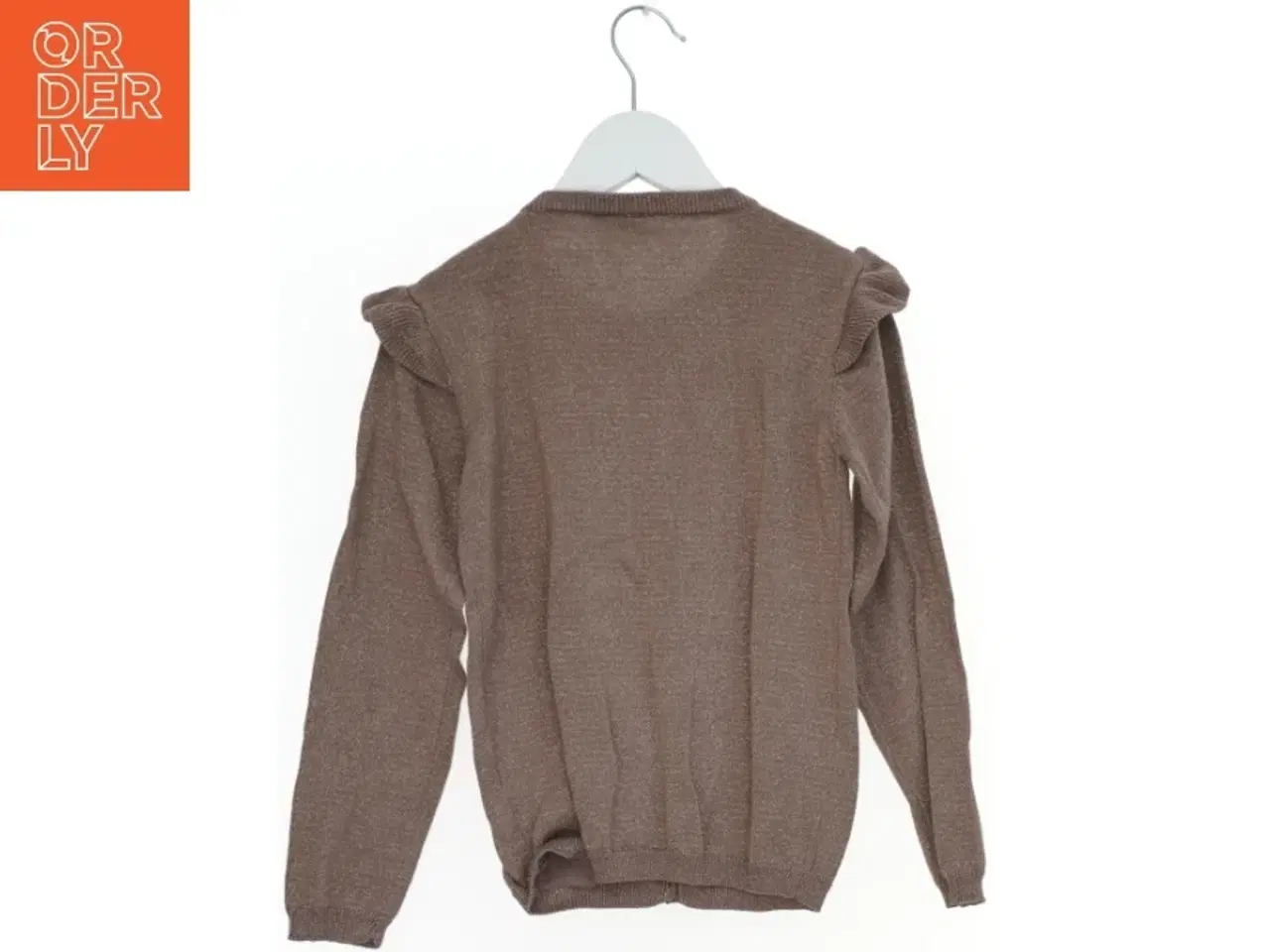 Billede 2 - Friends jule glimmer børne cardigan str. 128 med Pynteflæser og glimmer