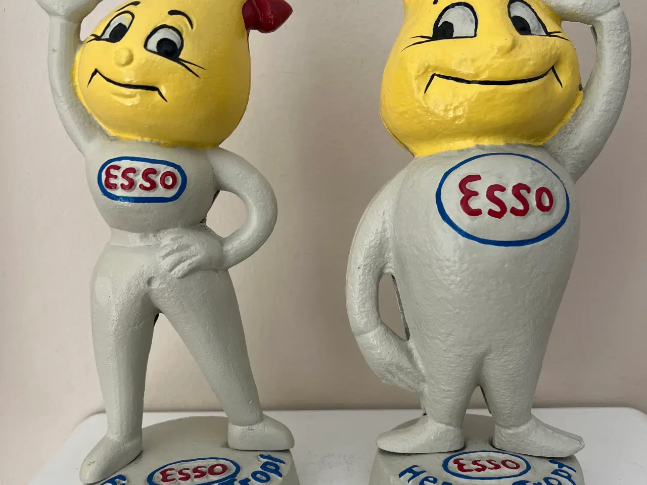 Billede 2 - Esso figurer/sparebøsser i støbejern 