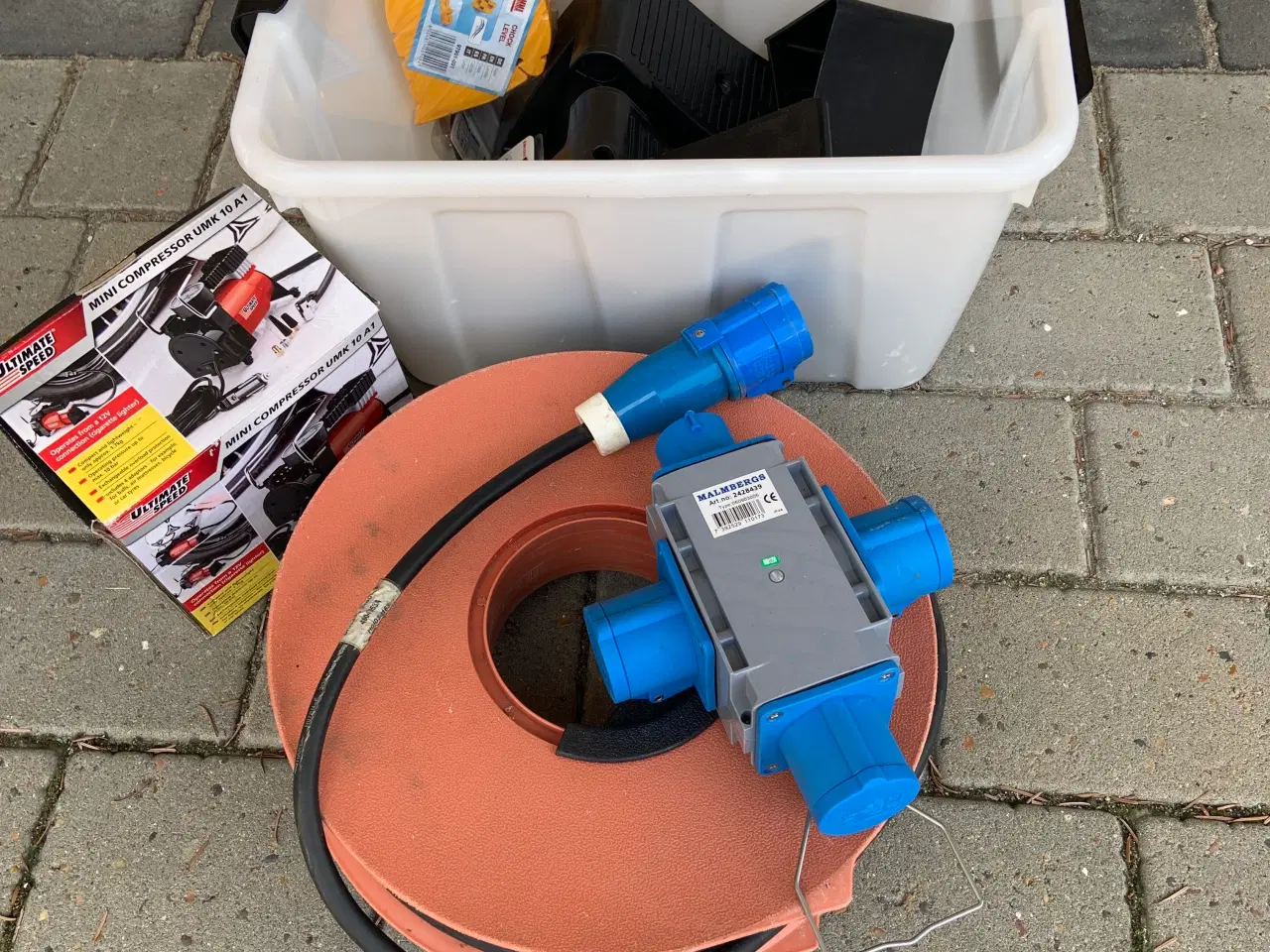 Billede 4 - Gummikabel , fordeler, mini Compressor , osv 