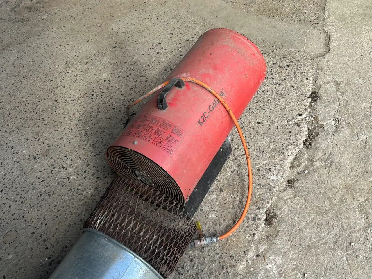 Billede 4 - Gasovn med rør til tørreri 