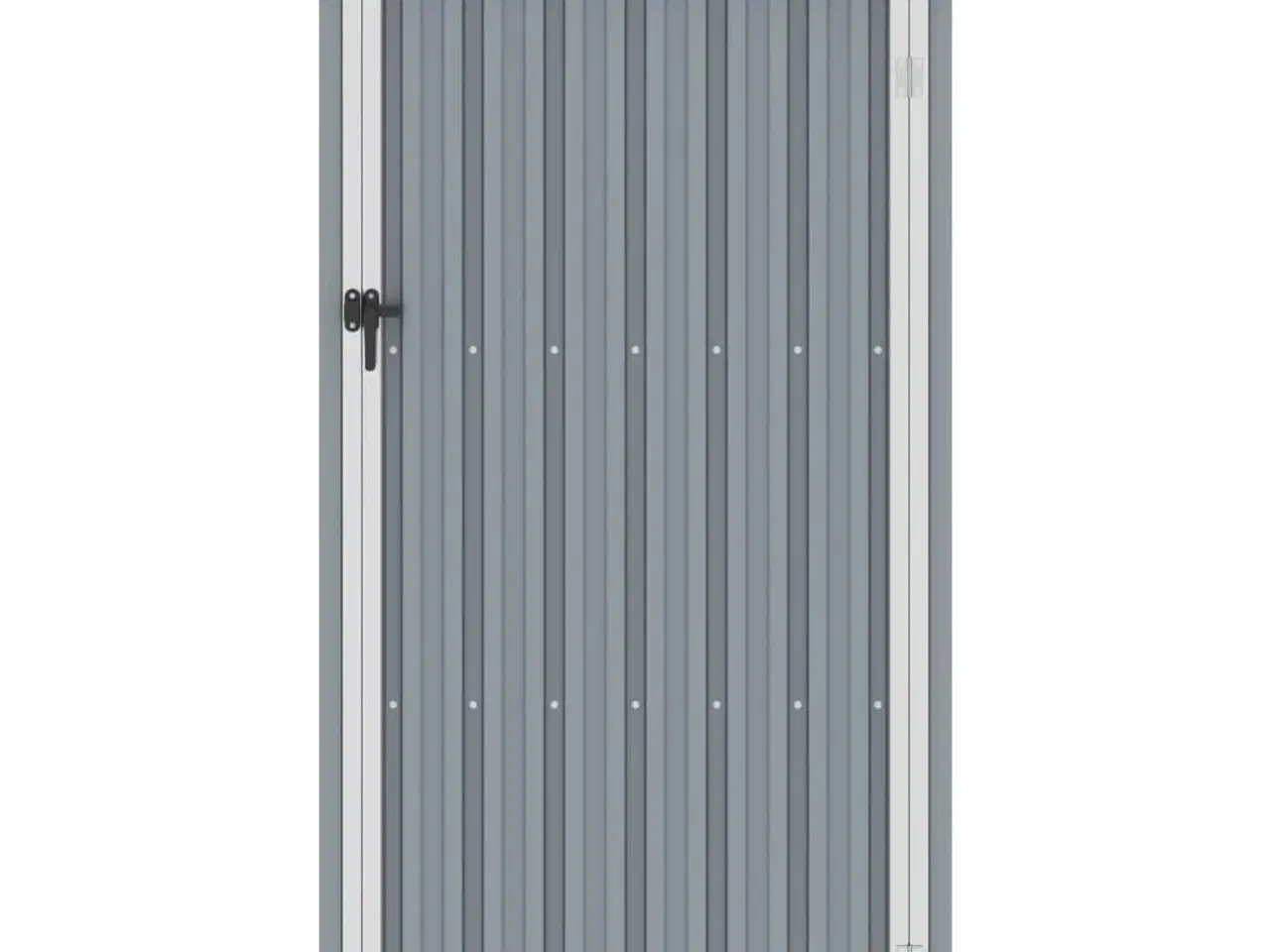 Billede 3 - Haveskur 87x98x159 cm galvaniseret stål grå