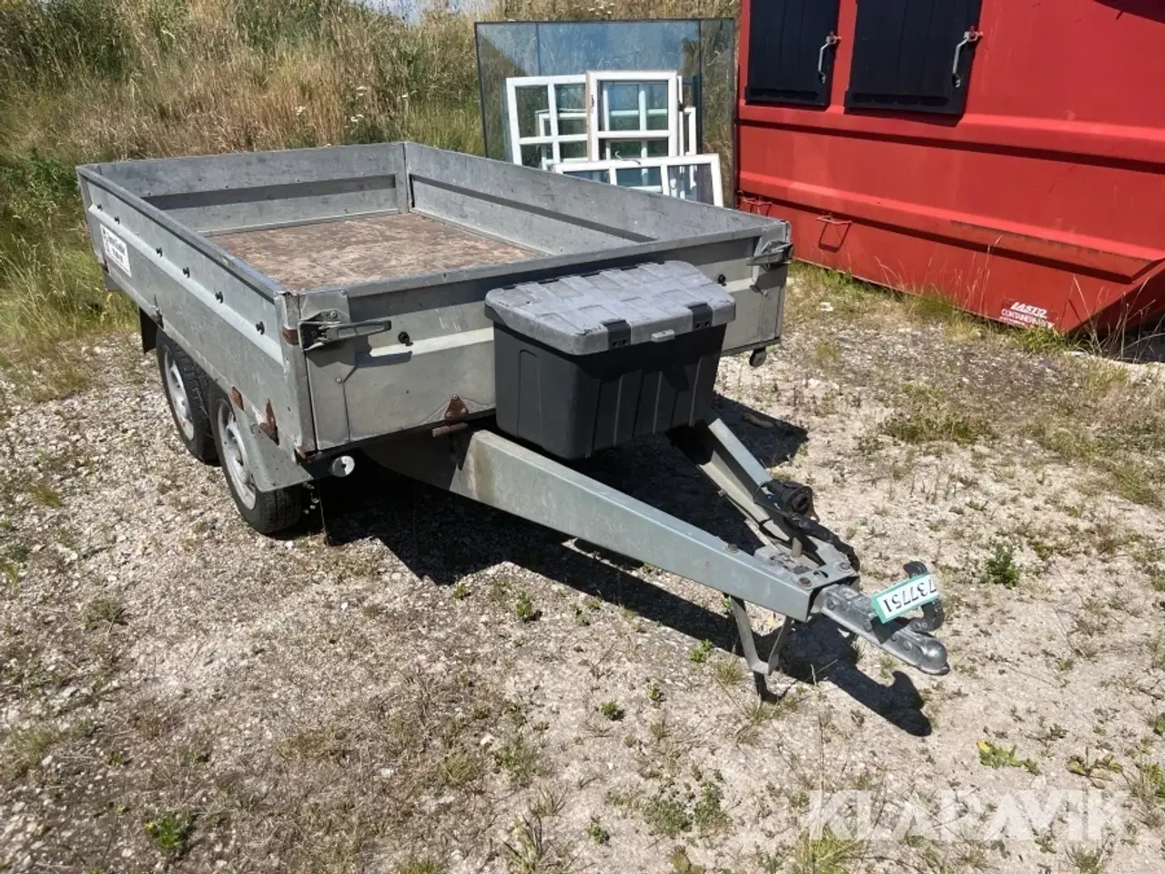 Billede 2 - Boogietrailer 2 akslet KNOTT