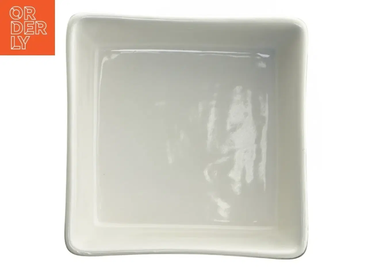 Billede 5 - Kvadratiske fade i hvid porcelæn