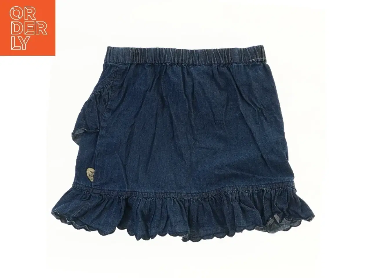 Billede 2 - Denim nederdel med flæser fra Pomp de Lux (str. 122)