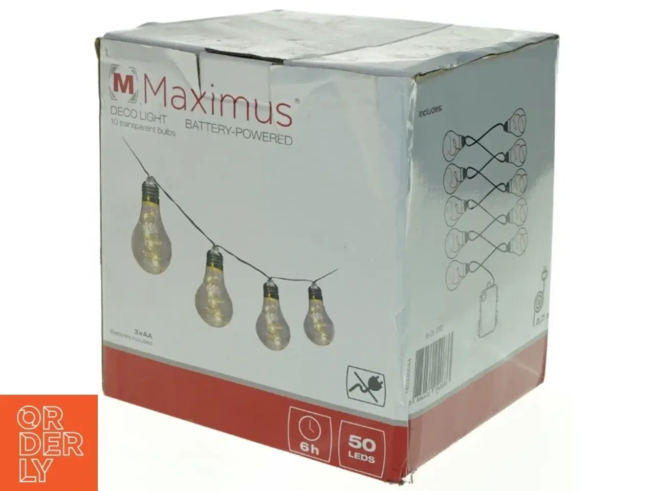 Billede 1 - Dekorationslys med batteri fra Maximus (str. 2,7 m)