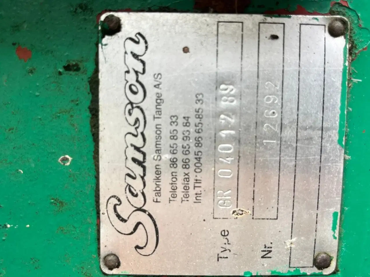 Billede 10 - Samson Gyllerører GR40.1289 gylle omrørrer med egen hydraulik anlæg