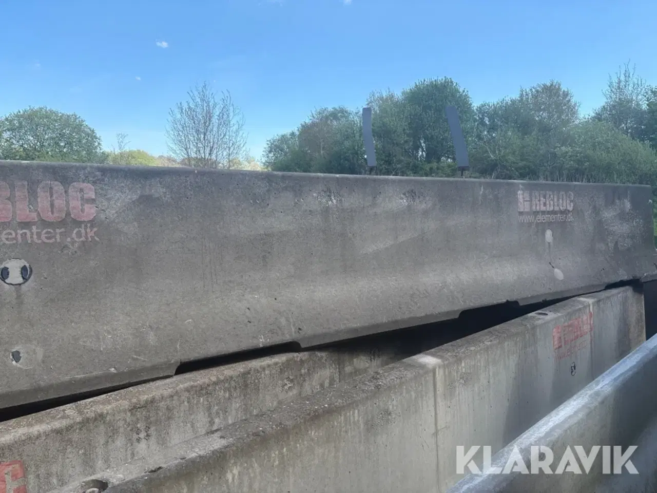 Billede 10 - Trafikværn Rebloc 100 10 styk - 80 meter