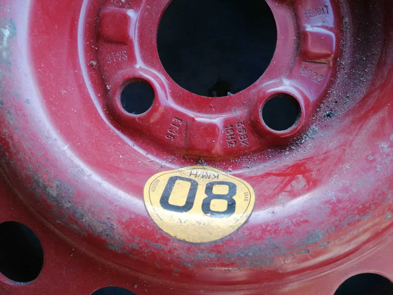 Billede 2 - Reservehjul / Nødhjul 16" SAAB Opel Peugeot