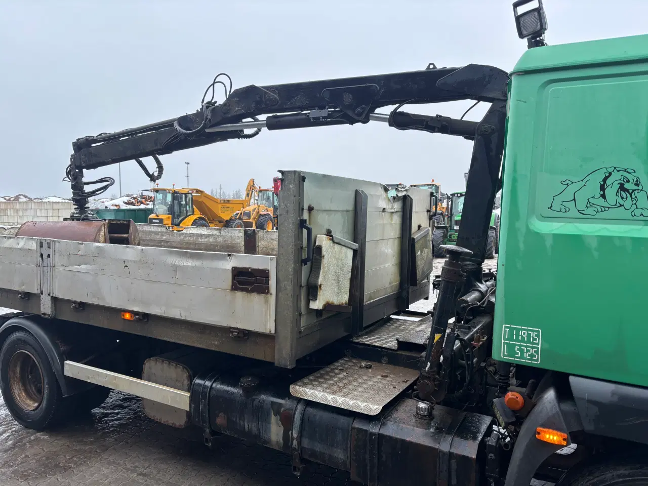 Billede 6 - Man Lastbil med kran og tiplad